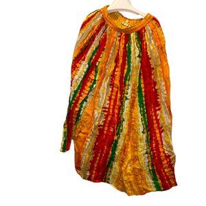 lakshita NEW SUN-rainbow tie dye cotton skirt ethnic Indian 1 size skirt